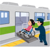 車椅子で電車に