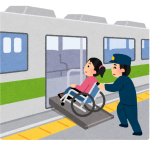 車椅子で電車に